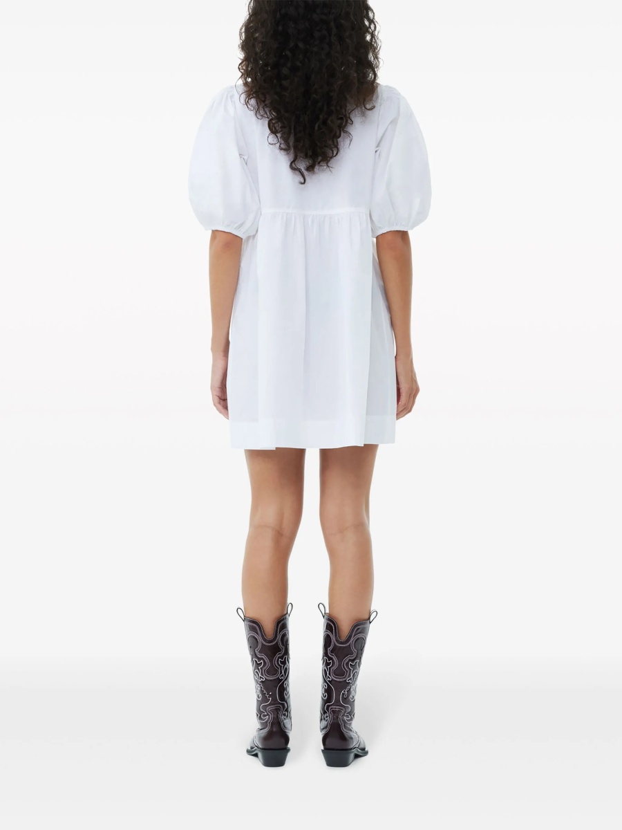Rochie de zi Ganni alba - Img 4
