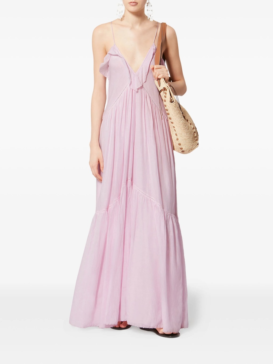 Rochie de zi ISABEL MARANT ETOILE roz - Img 2