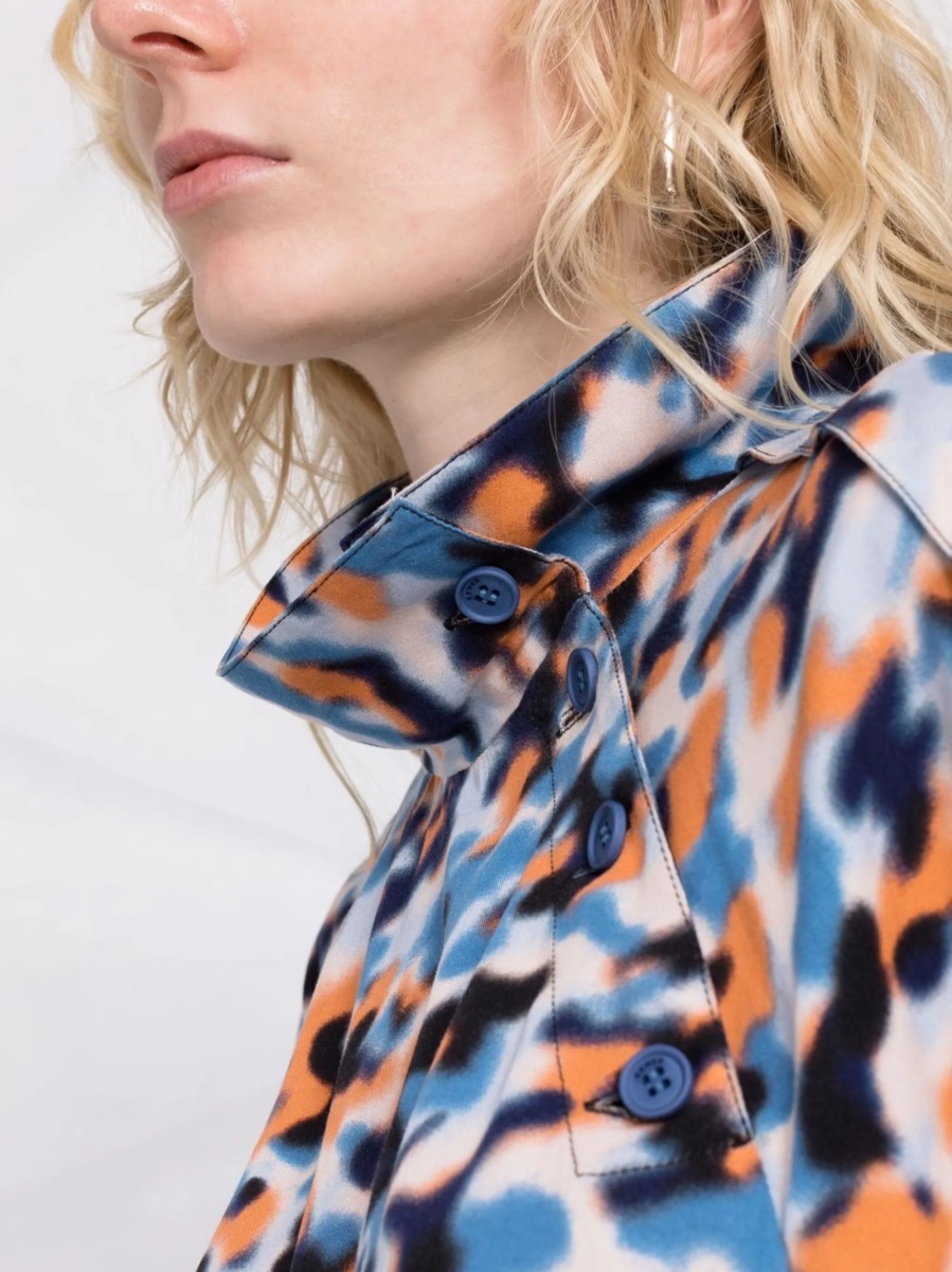 Rochie de zi Kenzo albastra - Img 3