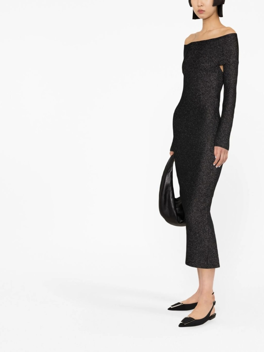 Rochie de zi Khaite neagra - Img 4
