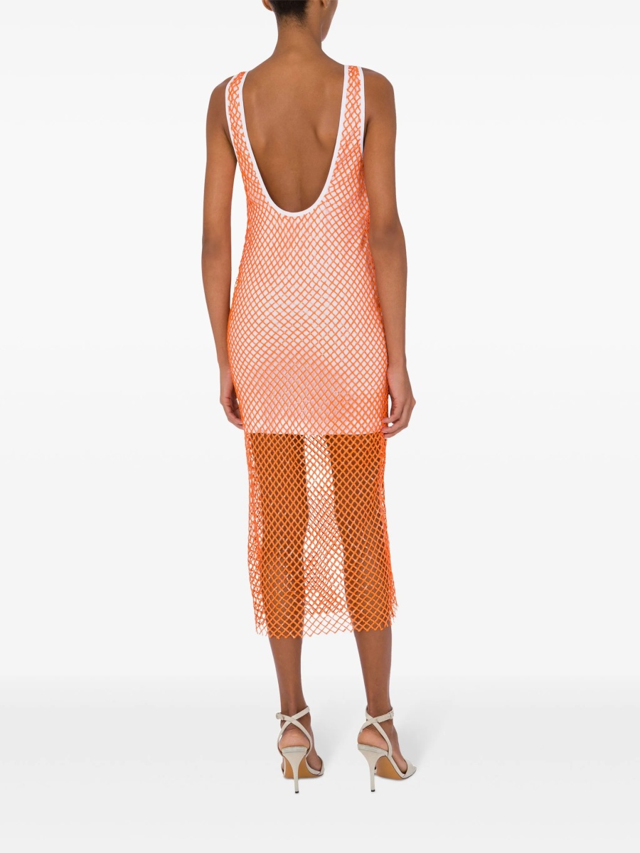 Rochie de zi MOSCHINO JEANS portocalie - Img 3