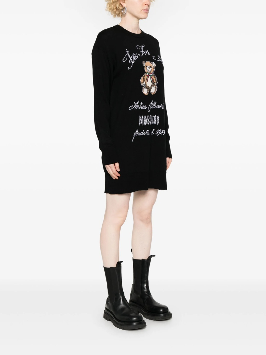 Rochie de zi Moschino neagra - Img 3