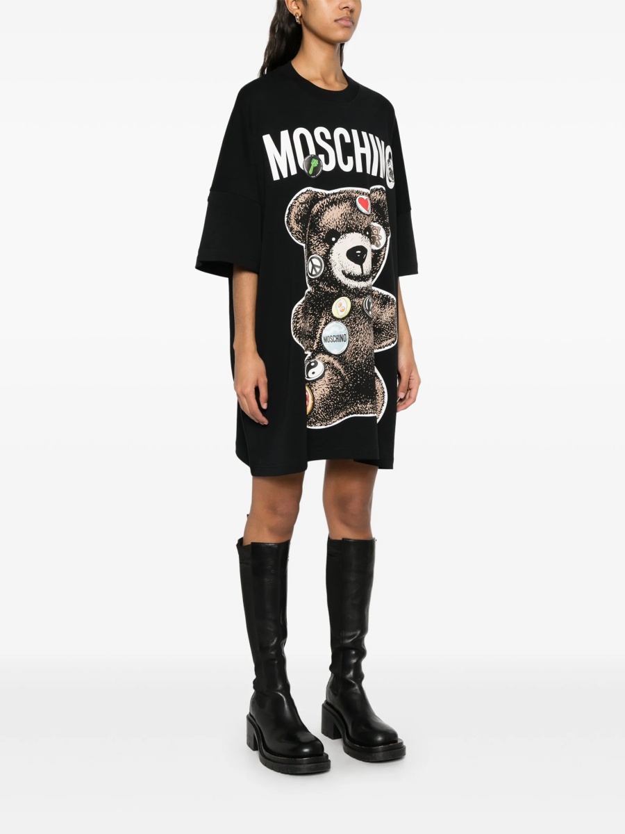 Rochie de zi Moschino neagra - Img 3