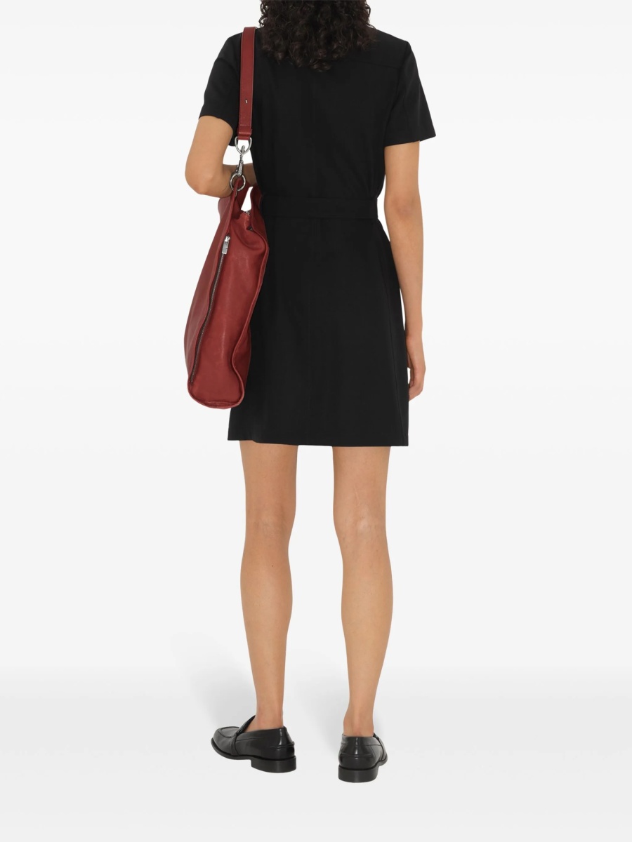 Rochie de zi Peuterey neagra din lana - Img 4