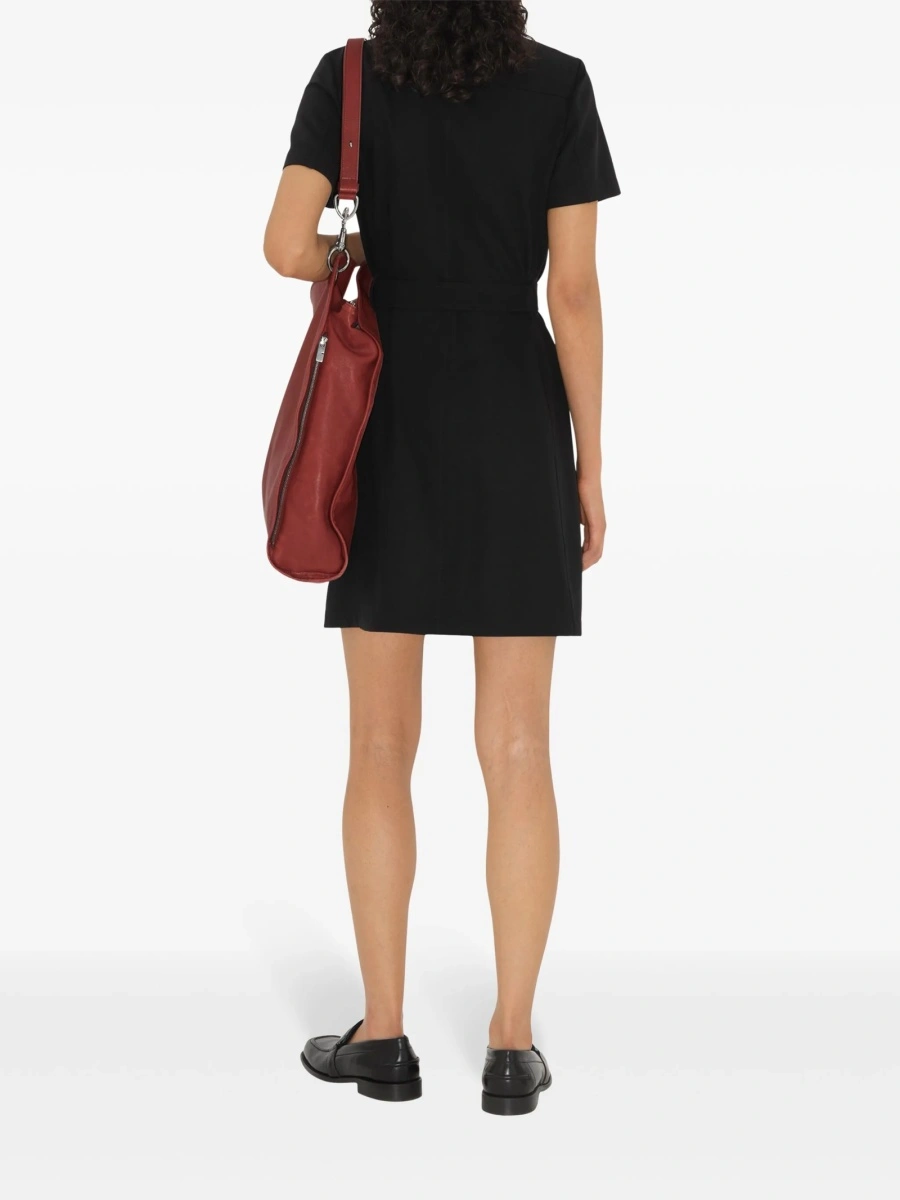 Rochie de zi Peuterey neagra din lana - Img 4