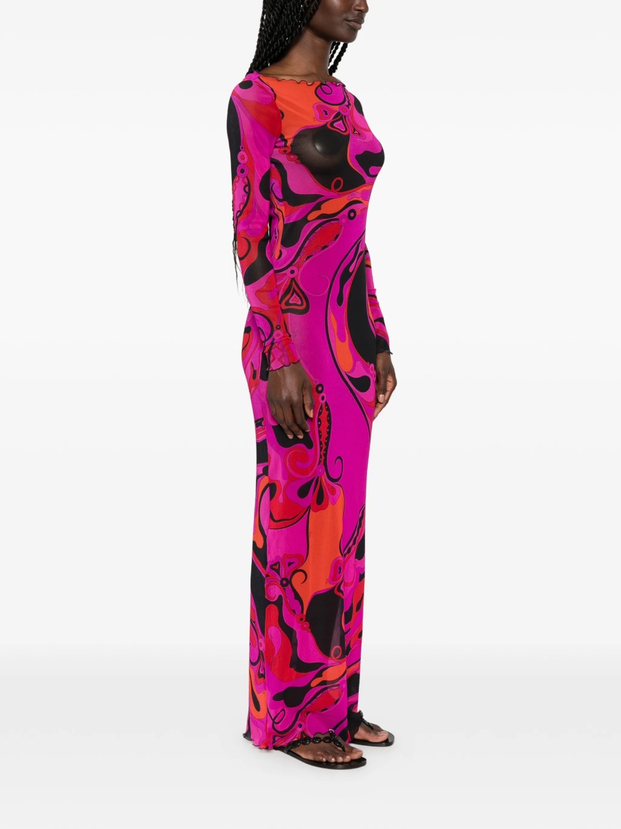 Rochie de zi PUCCI roz - Img 3