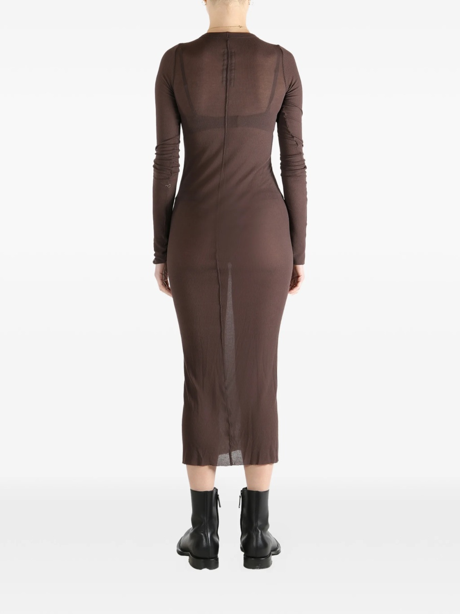 Rochie de zi Rick Owens maro - Img 4