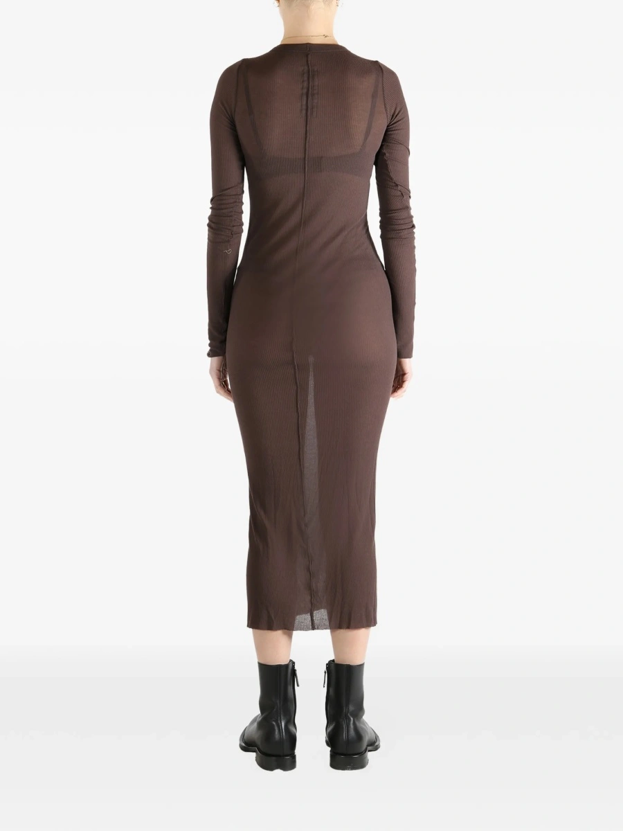 Rochie de zi Rick Owens maro - Img 4