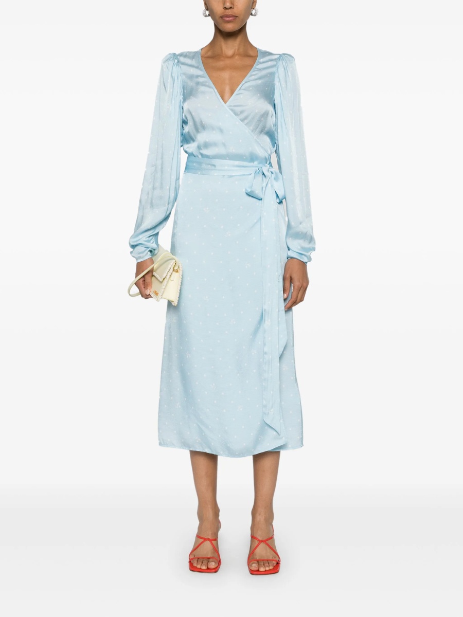 Rochie de zi ROTATE Birger Christensen albastra - Img 2