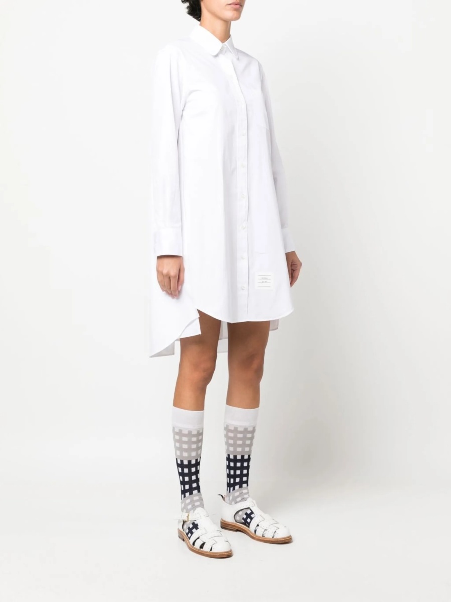 Rochie de zi Thom Browne alba - Img 3