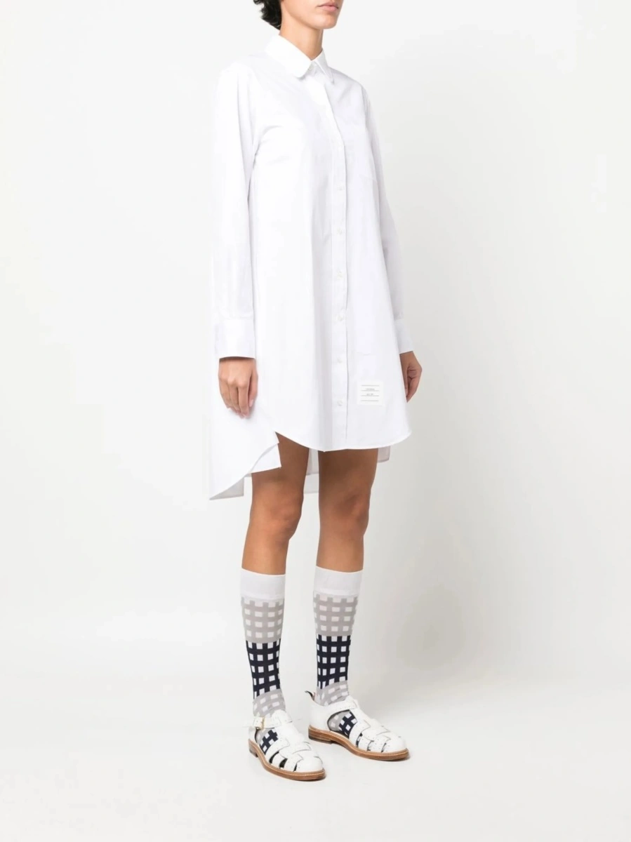 Rochie de zi Thom Browne alba - Img 3