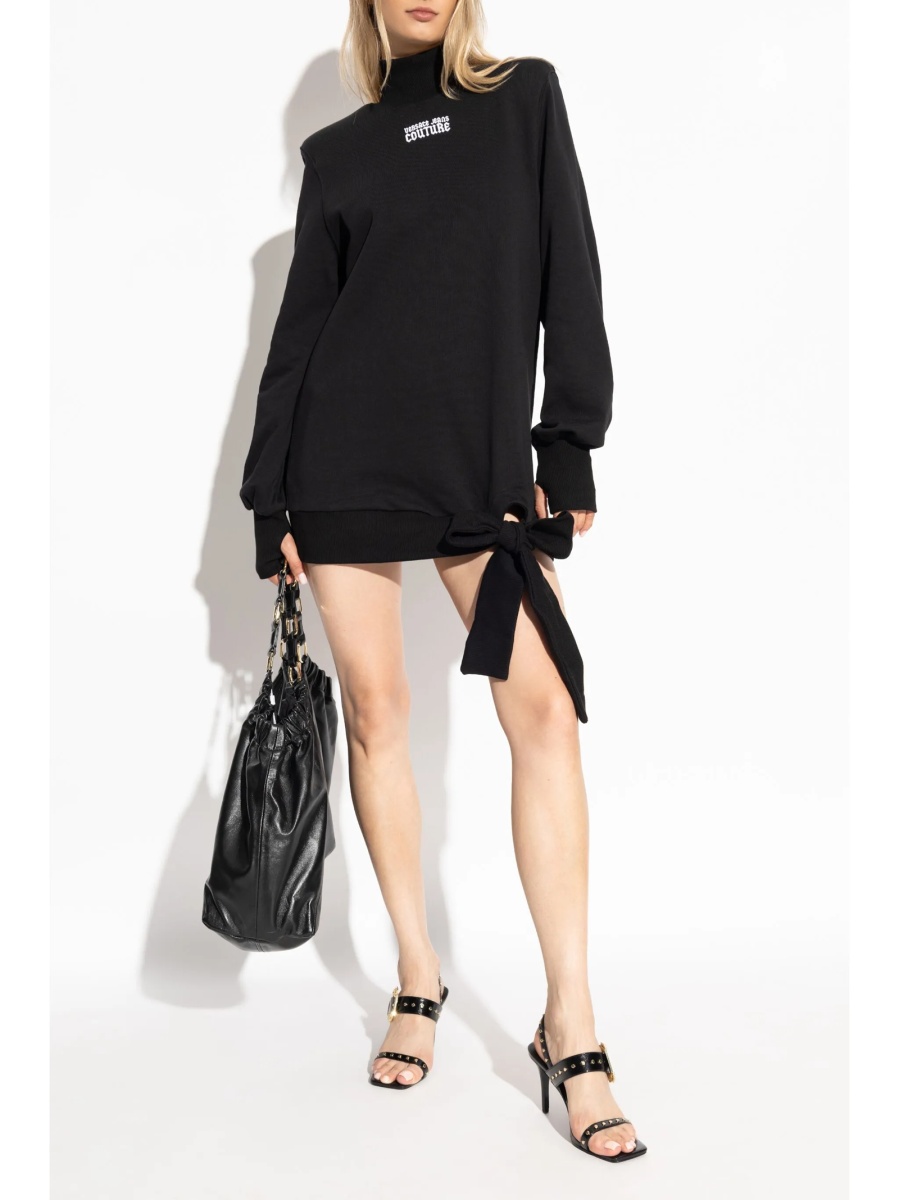 Rochie de zi Versace Jeans Couture neagra - Img 2