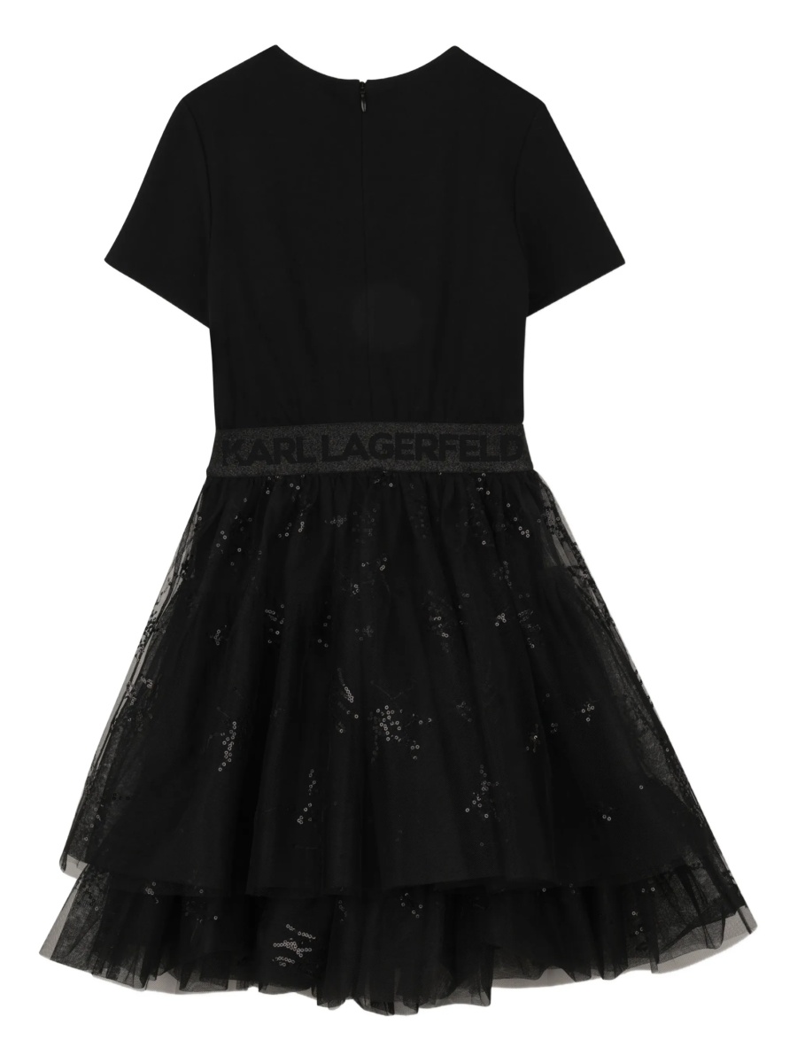 Rochie eleganta Karl Lagerfeld neagra - Img 2