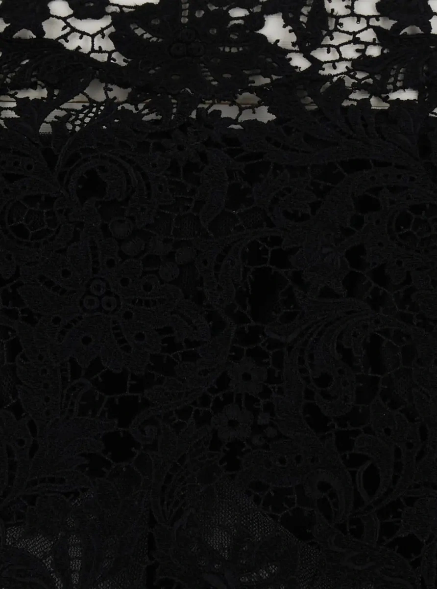 Rochie Fendi neagra din dantela - Img 3