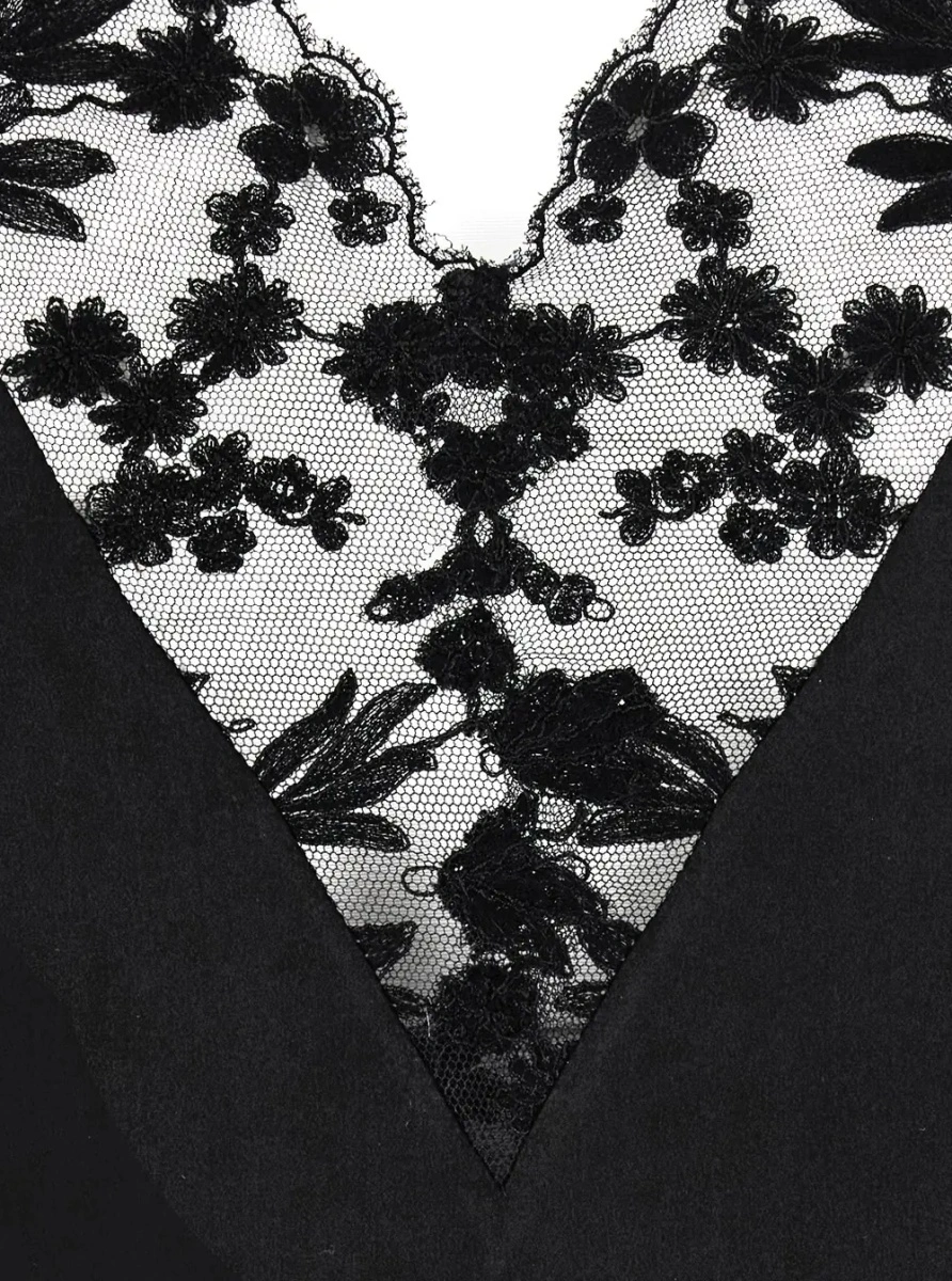 Rochie Fendi neagra din matase - Img 2