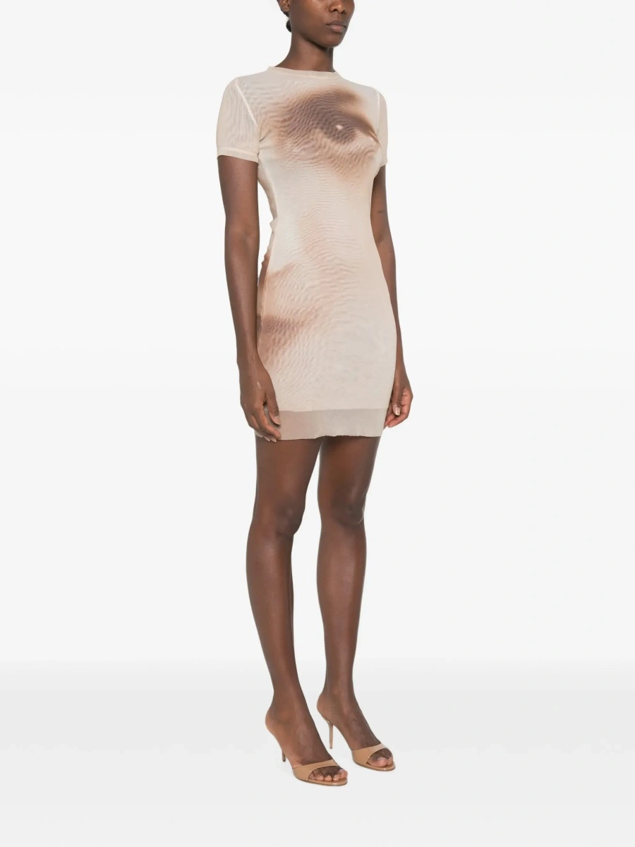 Rochie Jean Paul Gaultier bej - Img 5