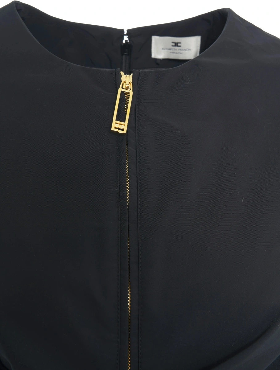 Rochie lunga Elisabetta Franchi neagra - Img 4