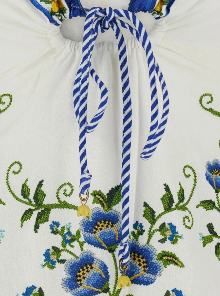 Rochie lunga FARM RIO multicolor din bumbac 'Emily' - Img 3