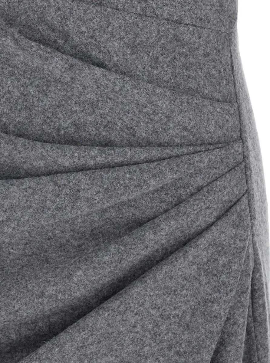 Rochie lunga Isabel Marant gri - Img 3