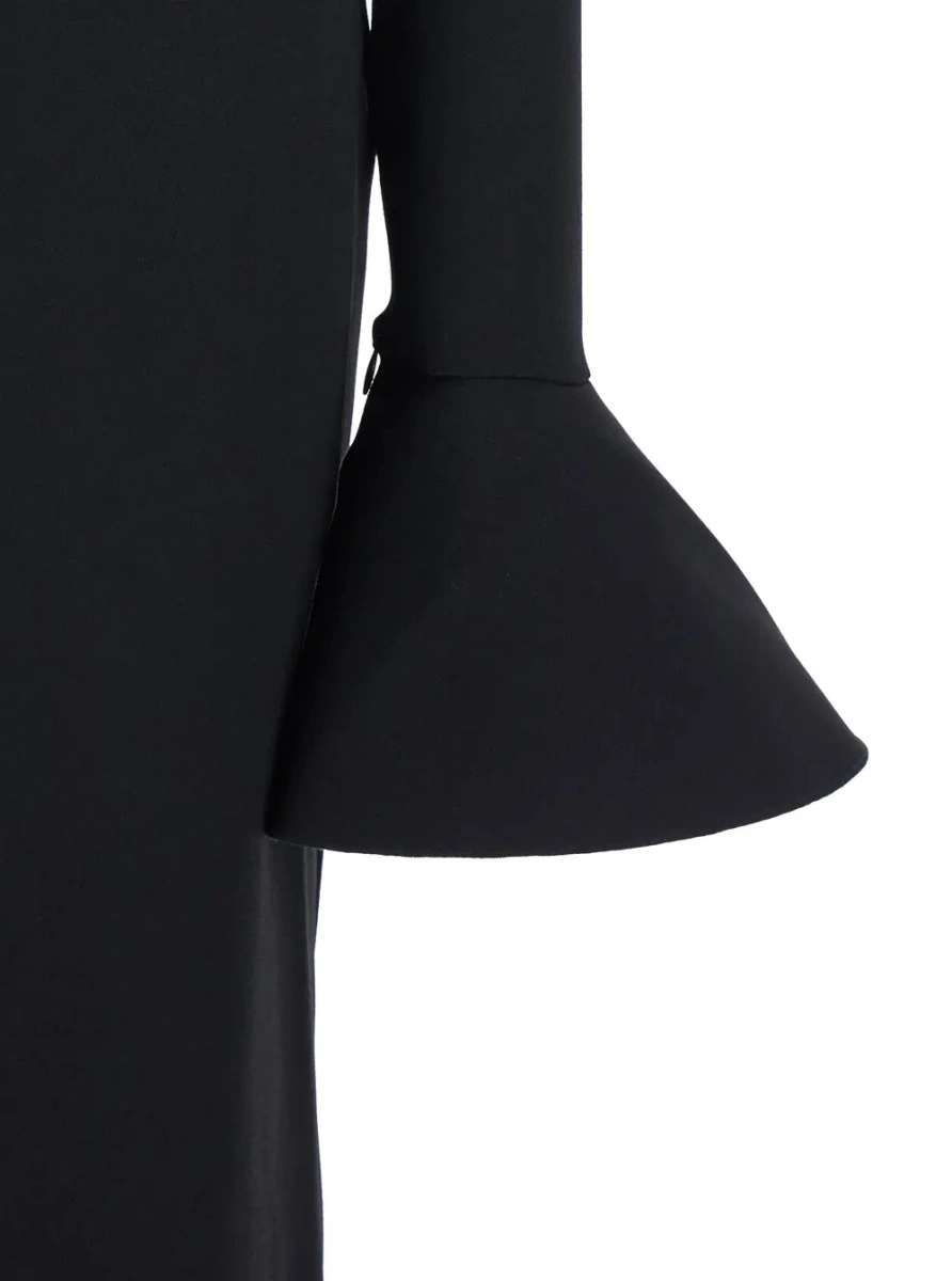 Rochie lunga SOLACE LONDON neagra 'Anica' - Img 3