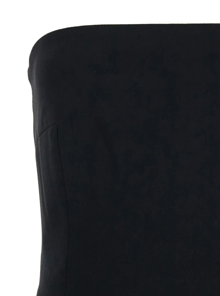 Rochie lunga SOLACE LONDON neagra din twill 'Anderson' - Img 3