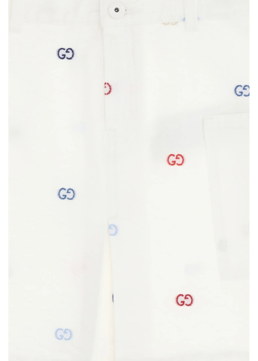 Rochii GG cotton denim jacquard Skirt - Img 5