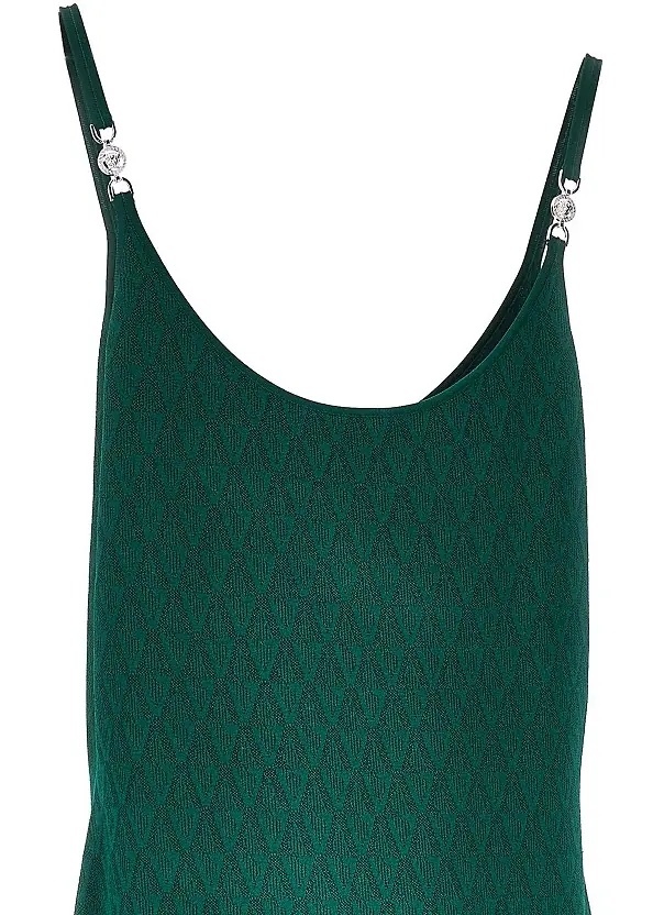 Rochii Jacquard knit knee-length dress - Img 2