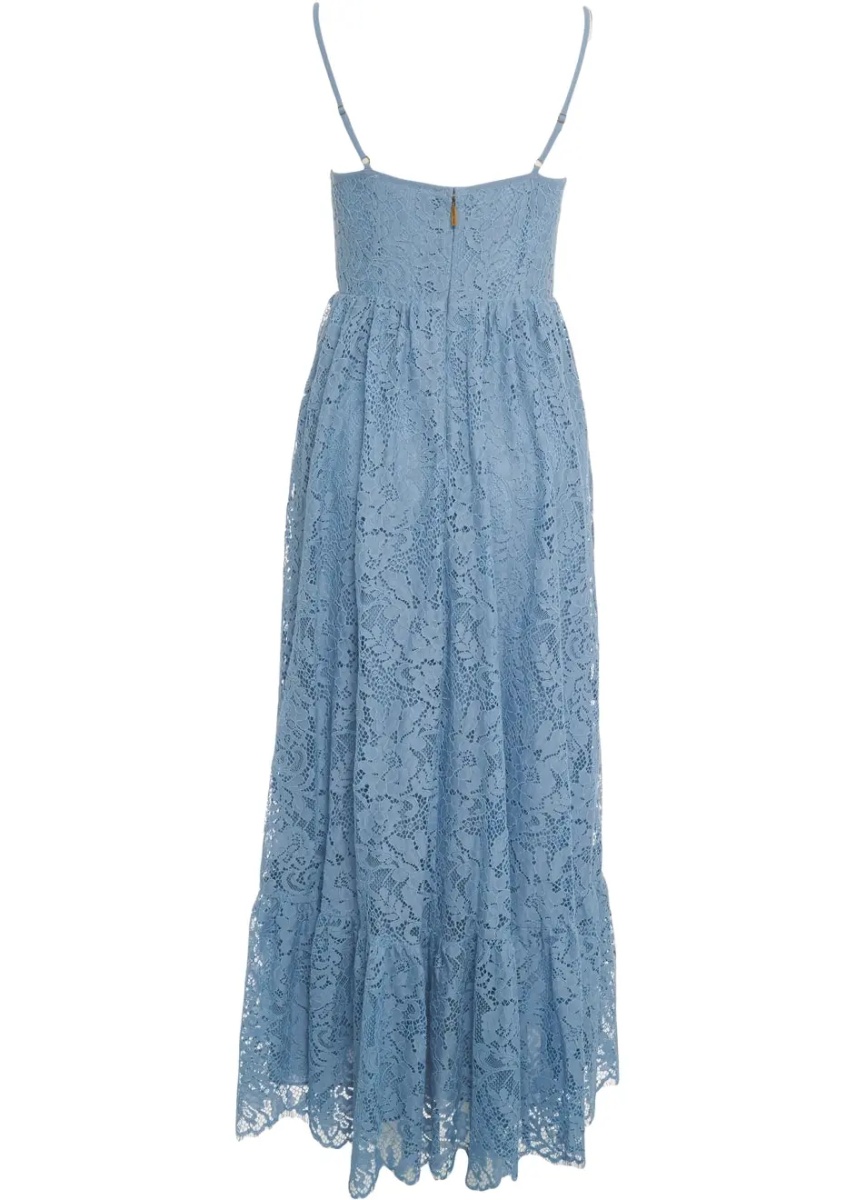 Rochii Lace maxi dress with floral pattern - Img 3