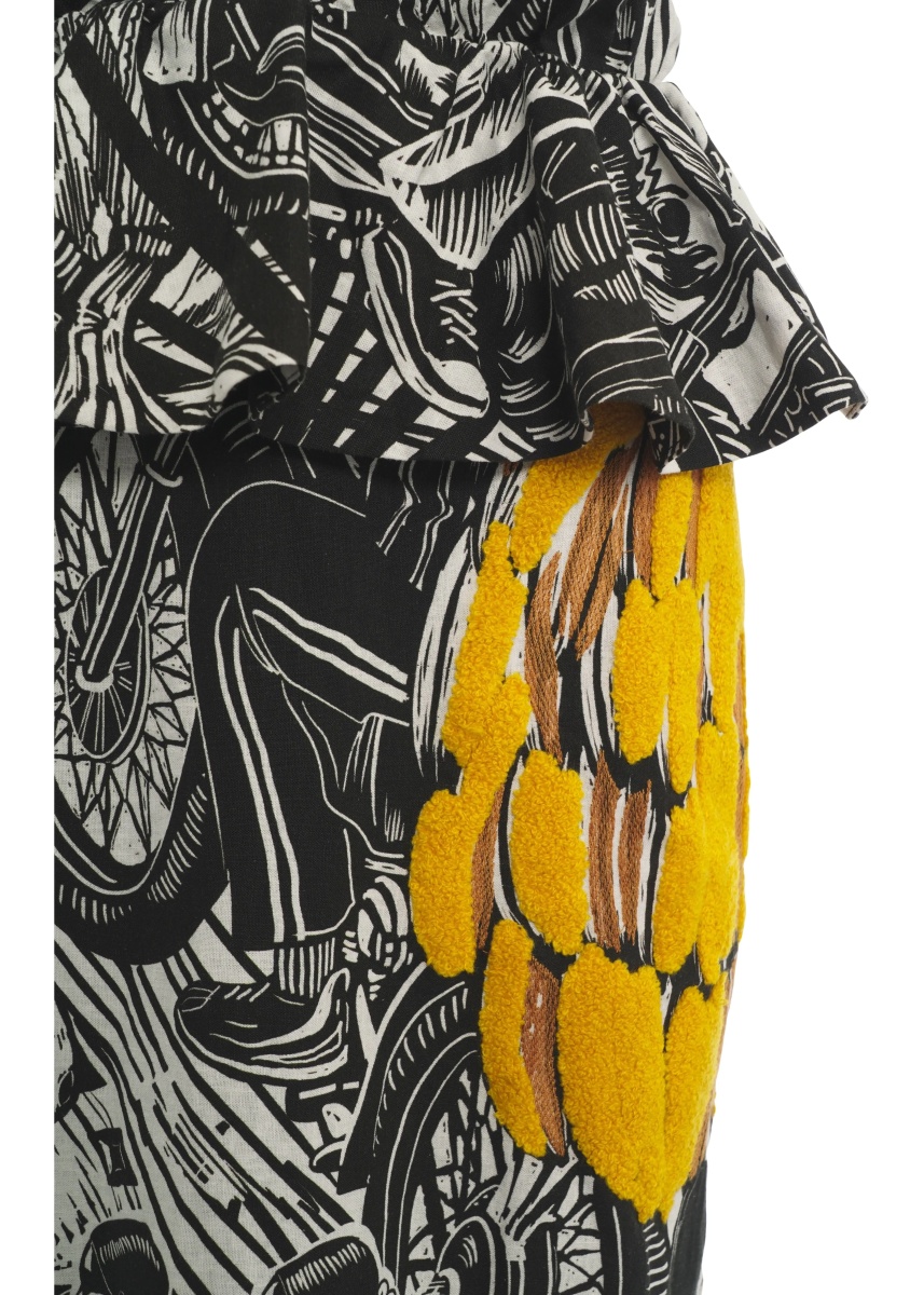 Rochii Linen blend maxi dress - Img 4
