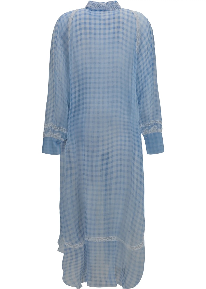 Rochii Long shirt Dress with lace details - Img 2
