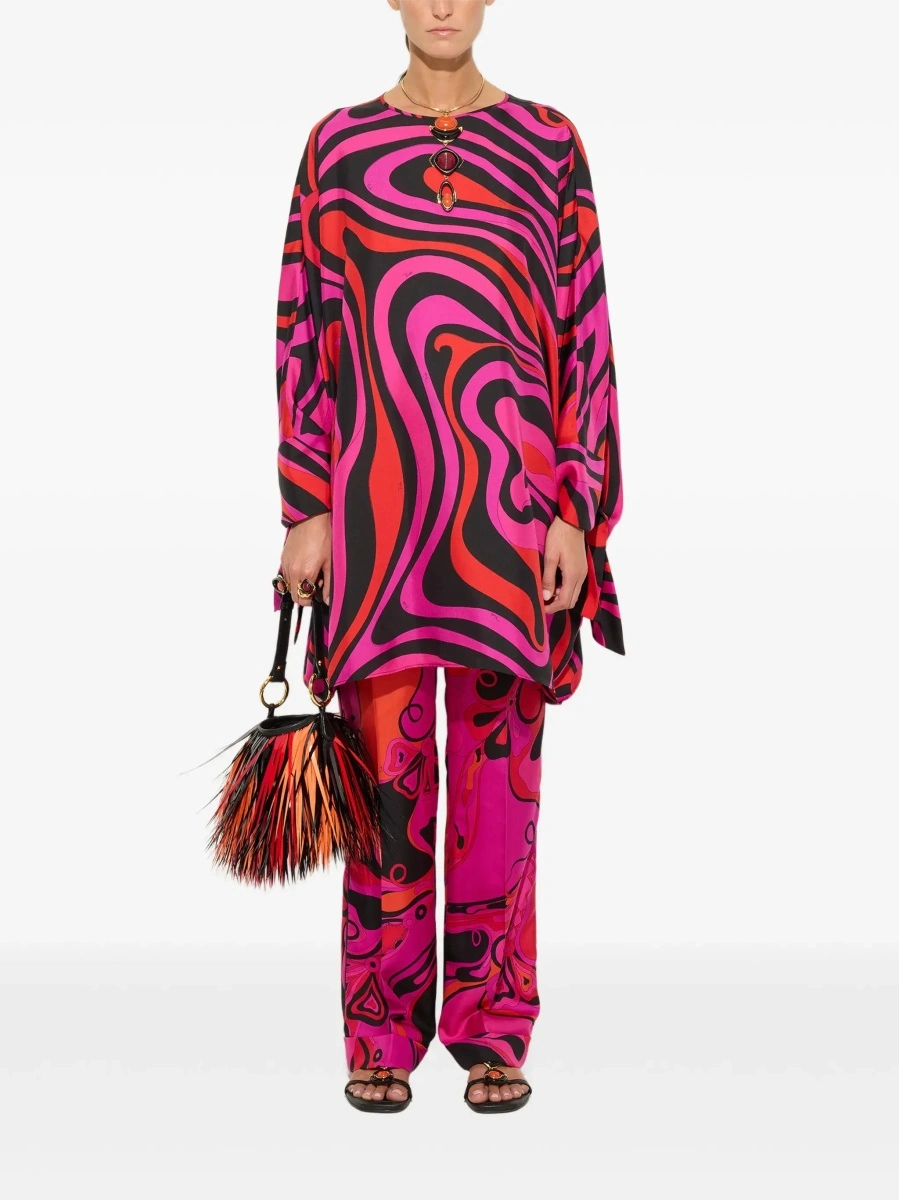 Rochii "Marmo" Short caftan dress - Img 5