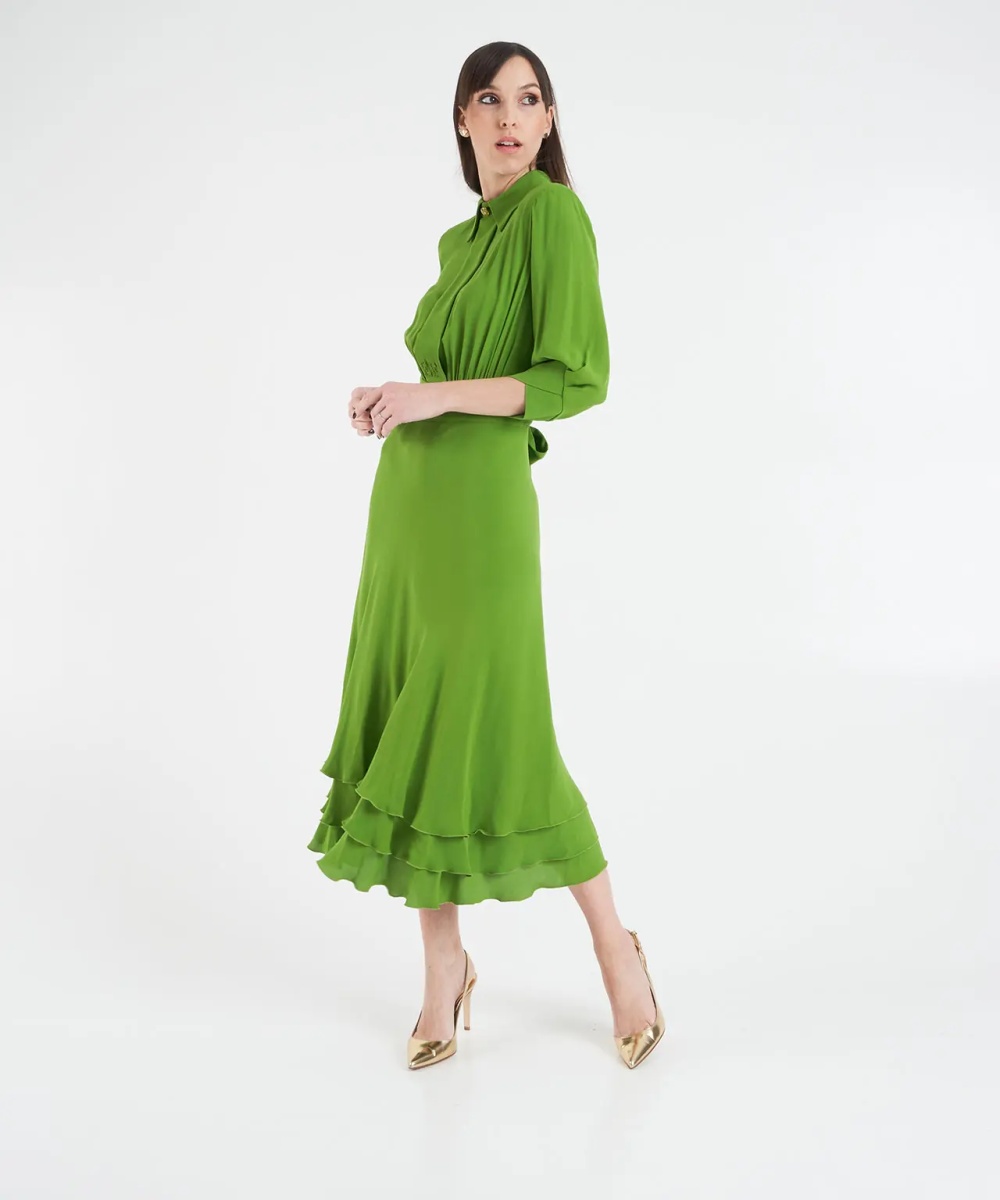 Rochii Maxi dress with ruffle details - Img 3
