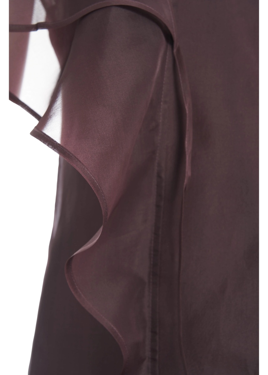 Rochii Midi dress in silk 'Dashiko' - Img 4