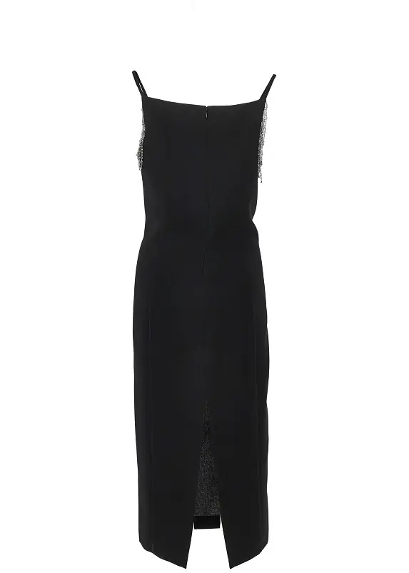 Rochii Midi dress with jewelled shoulders - Img 3