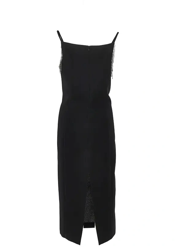 Rochii Midi dress with jewelled shoulders - Img 3