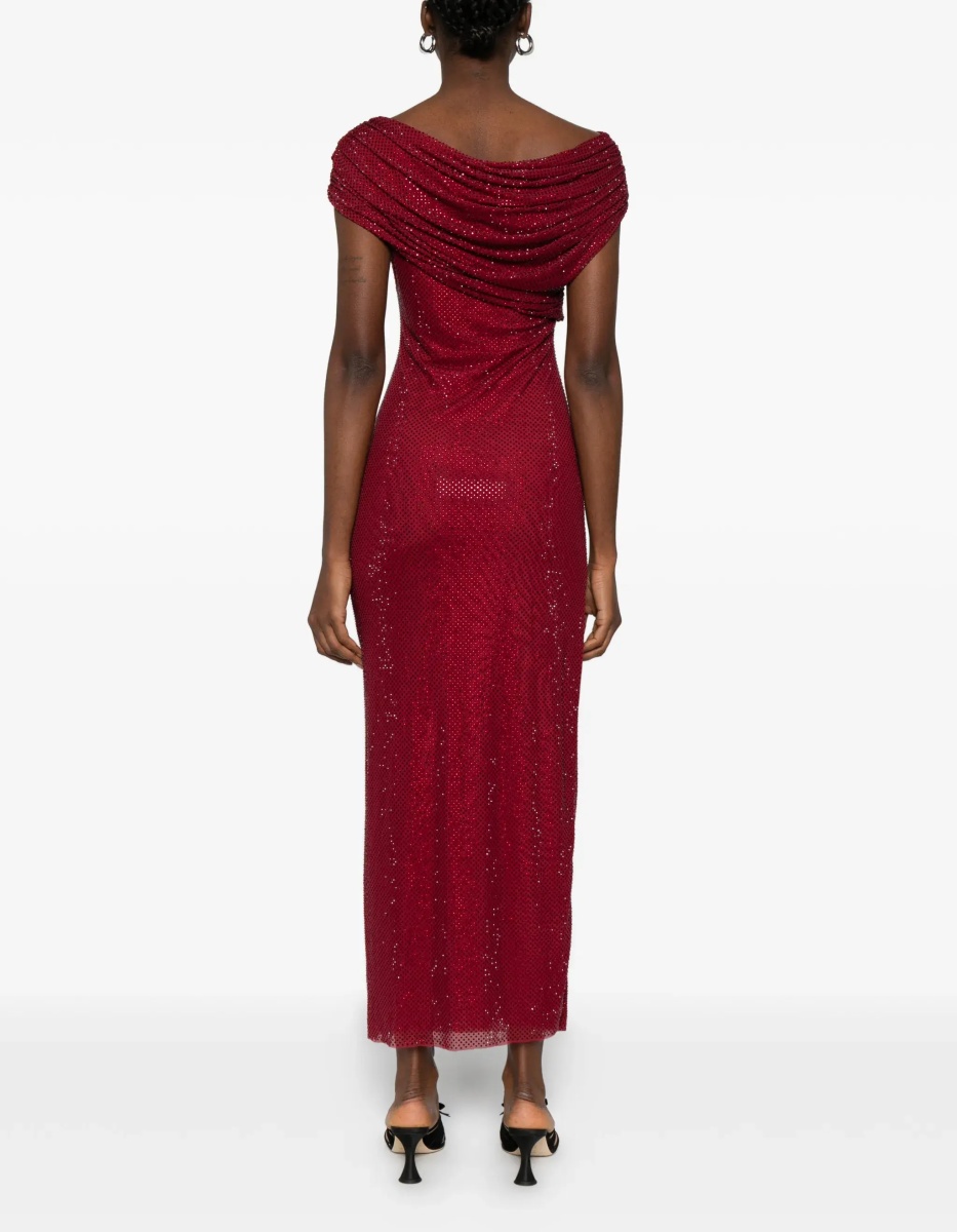 Rochii Midi Dress With Rhinestones - Img 5