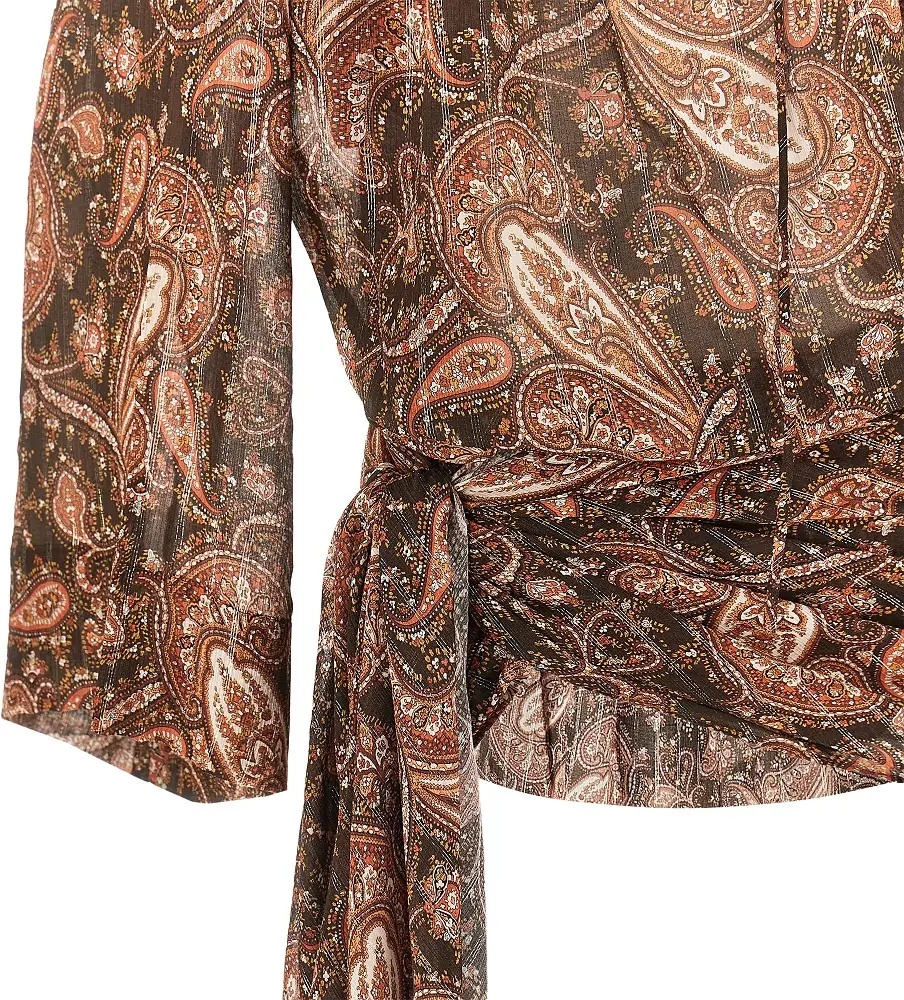 Rochii Paisley georgette 'Indira' mini dress - Img 3