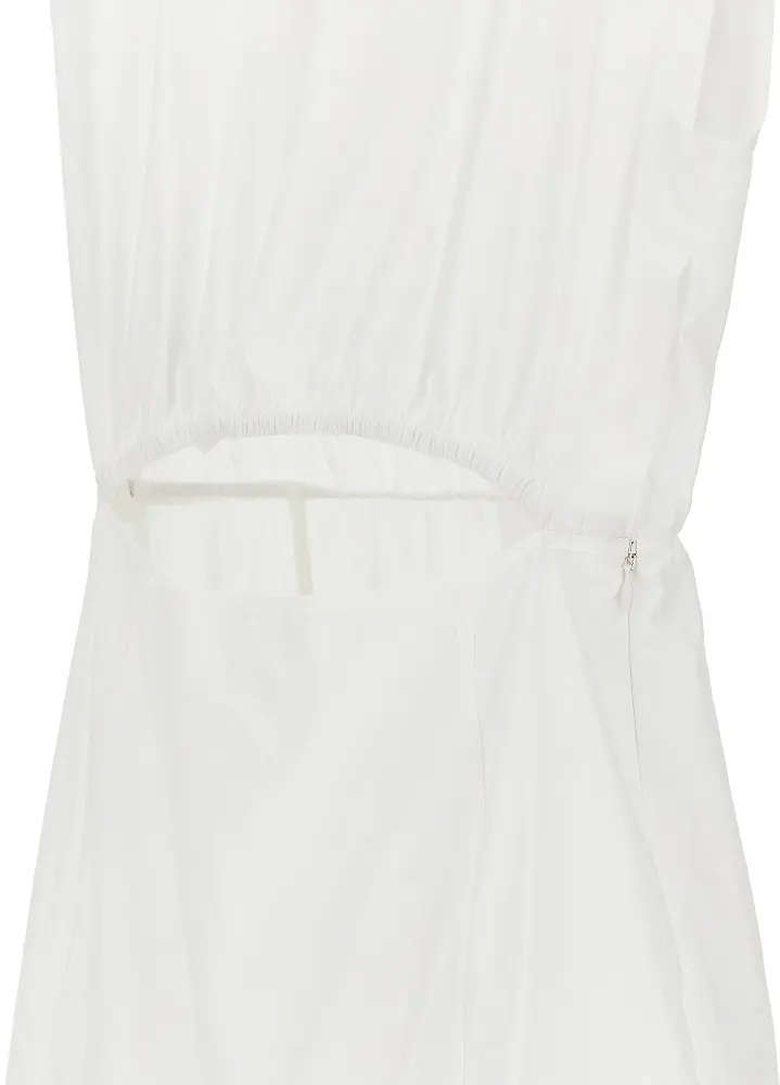 Rochii Poplin midi dress with cut-out detail - Img 2