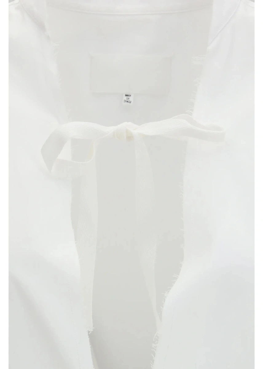 Rochii Raw-edge cotton mini Dress - Img 3