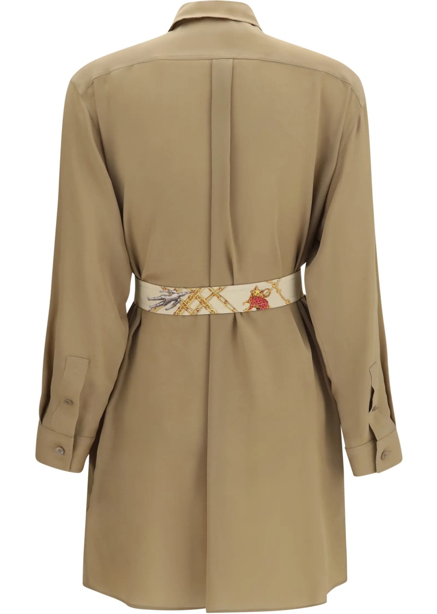 Rochii Silk crêpe de chine shirt Dress - Img 2