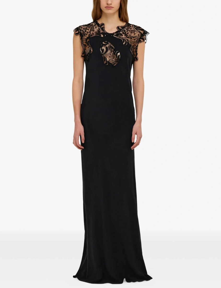 Rochii Silk Dress with lace - Img 4