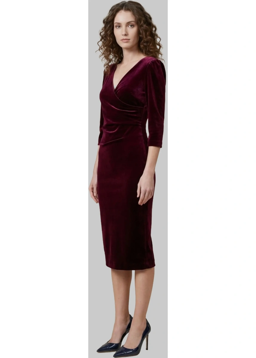 Rochii Velvet Midi Dress - Img 2