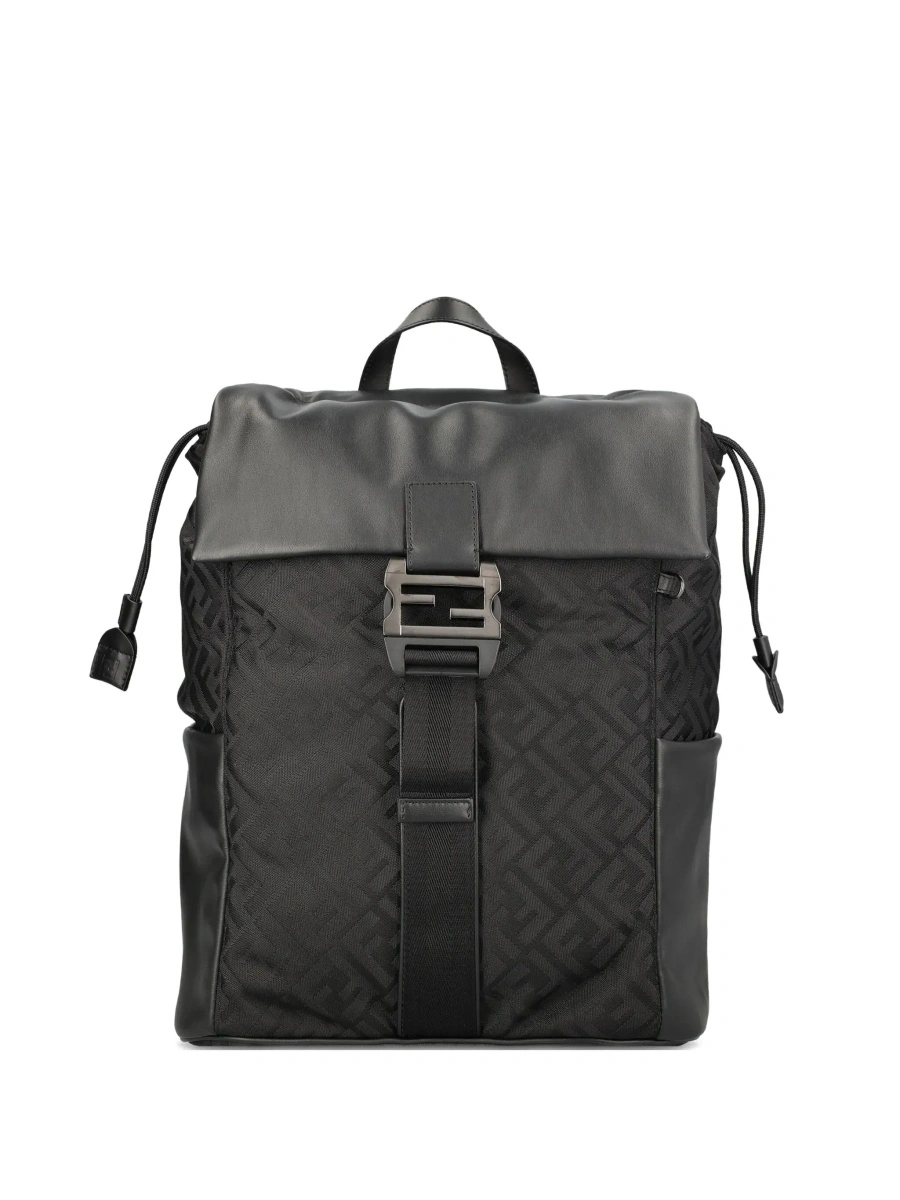 Rucsac Fendi negru din nylon - Img 7