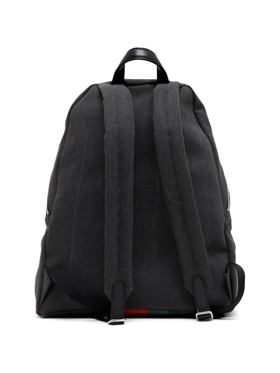Rucsac Gucci negru din material textil - Img 2