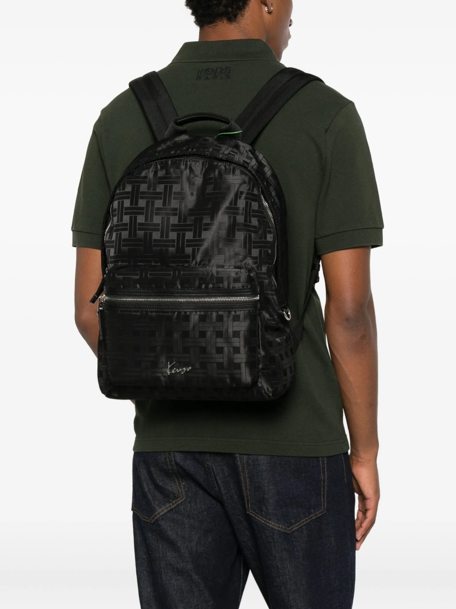 Rucsac Kenzo negru din polyester - Img 2