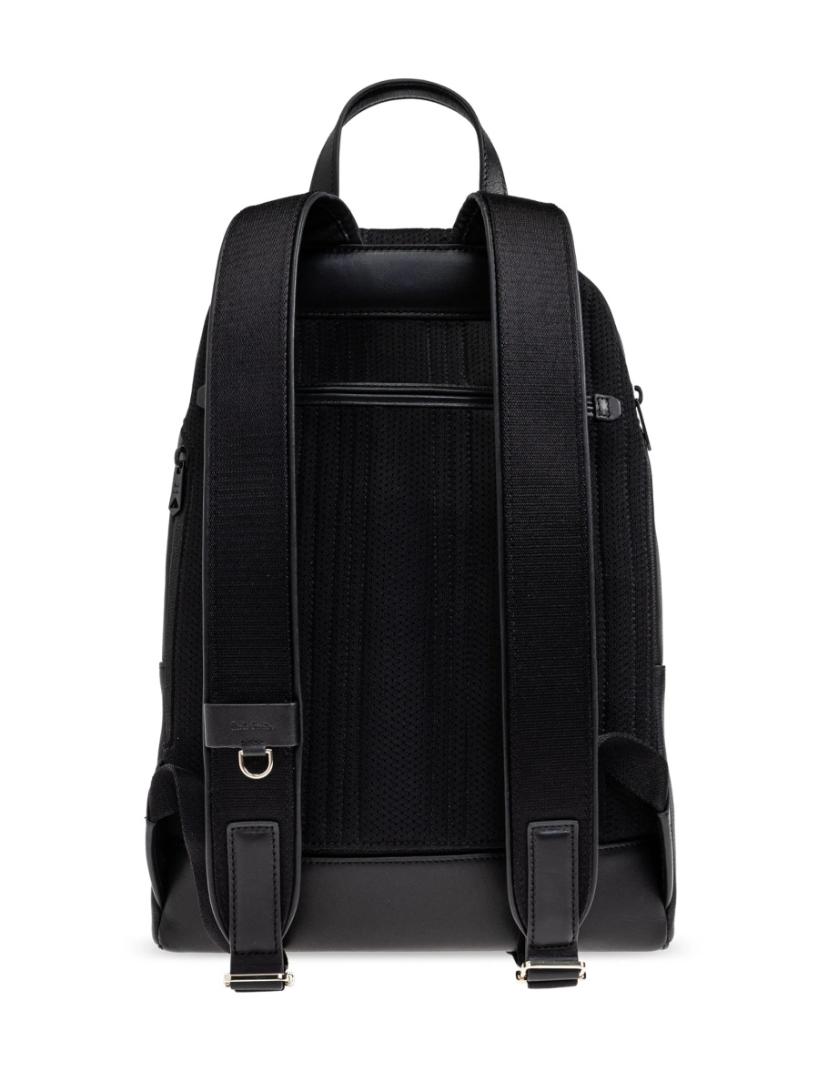 Rucsac Paul Smith negru din piele - Img 3