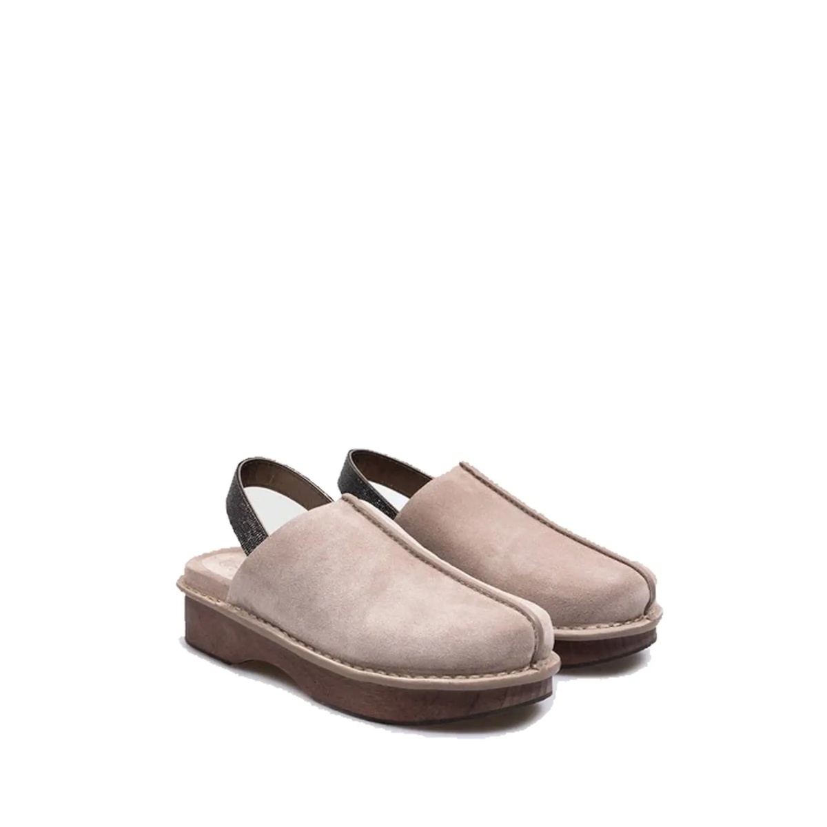 Saboti Brunello Cucinelli Suede Clogs Mules - Img 2
