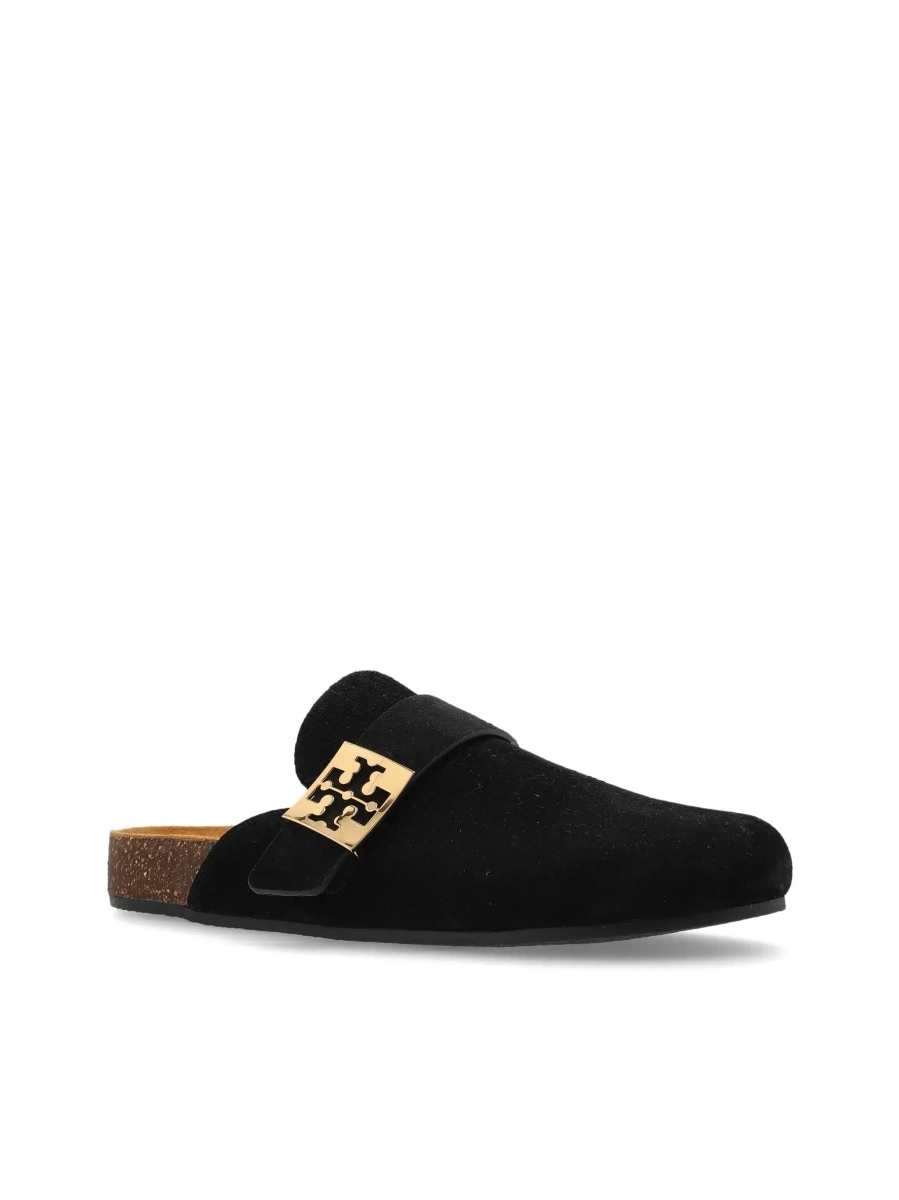 Saboti Tory Burch negri din piele intoarsa - Img 7