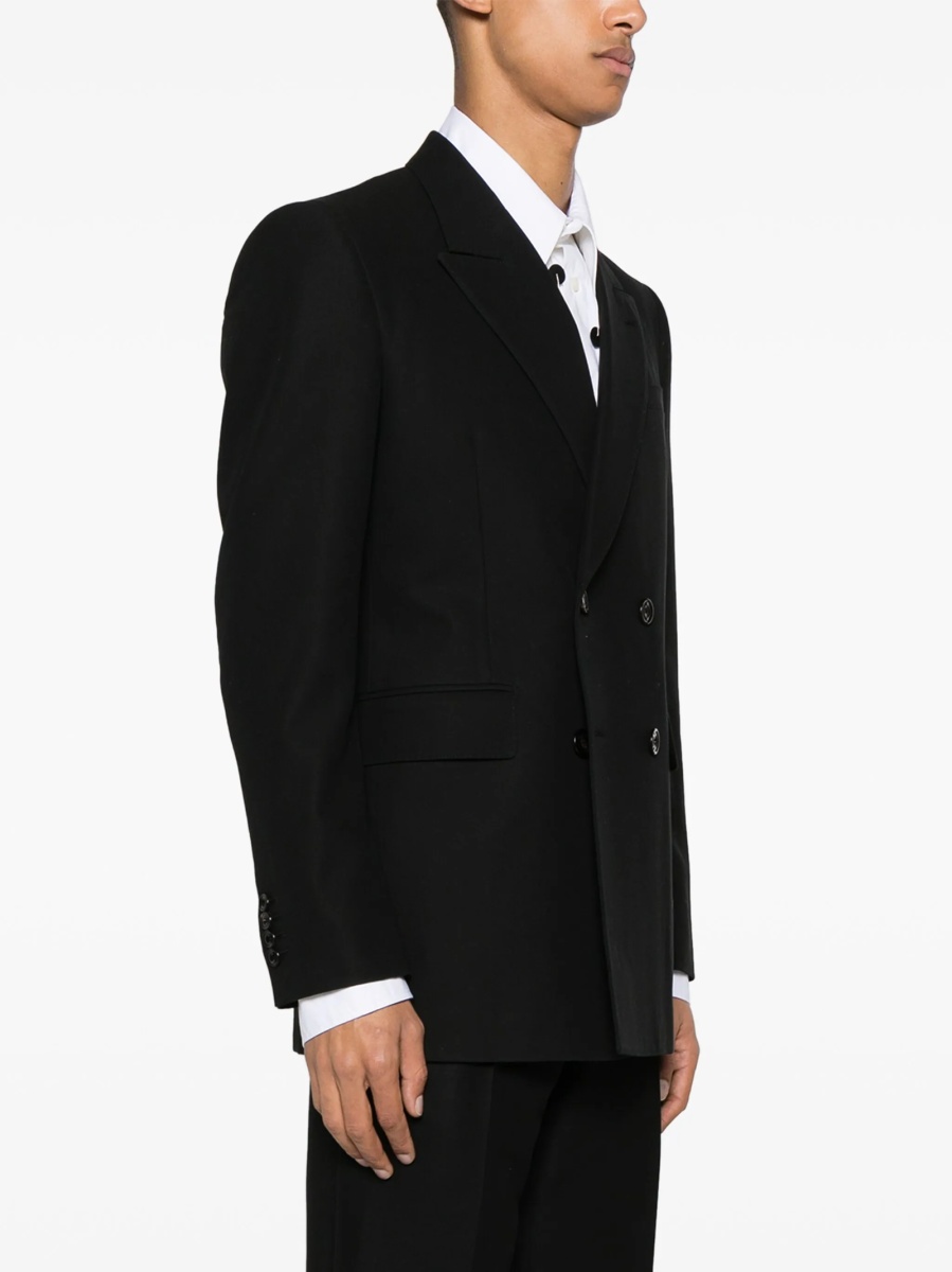 Sacou Alexander McQueen negru din bumbac - Img 3