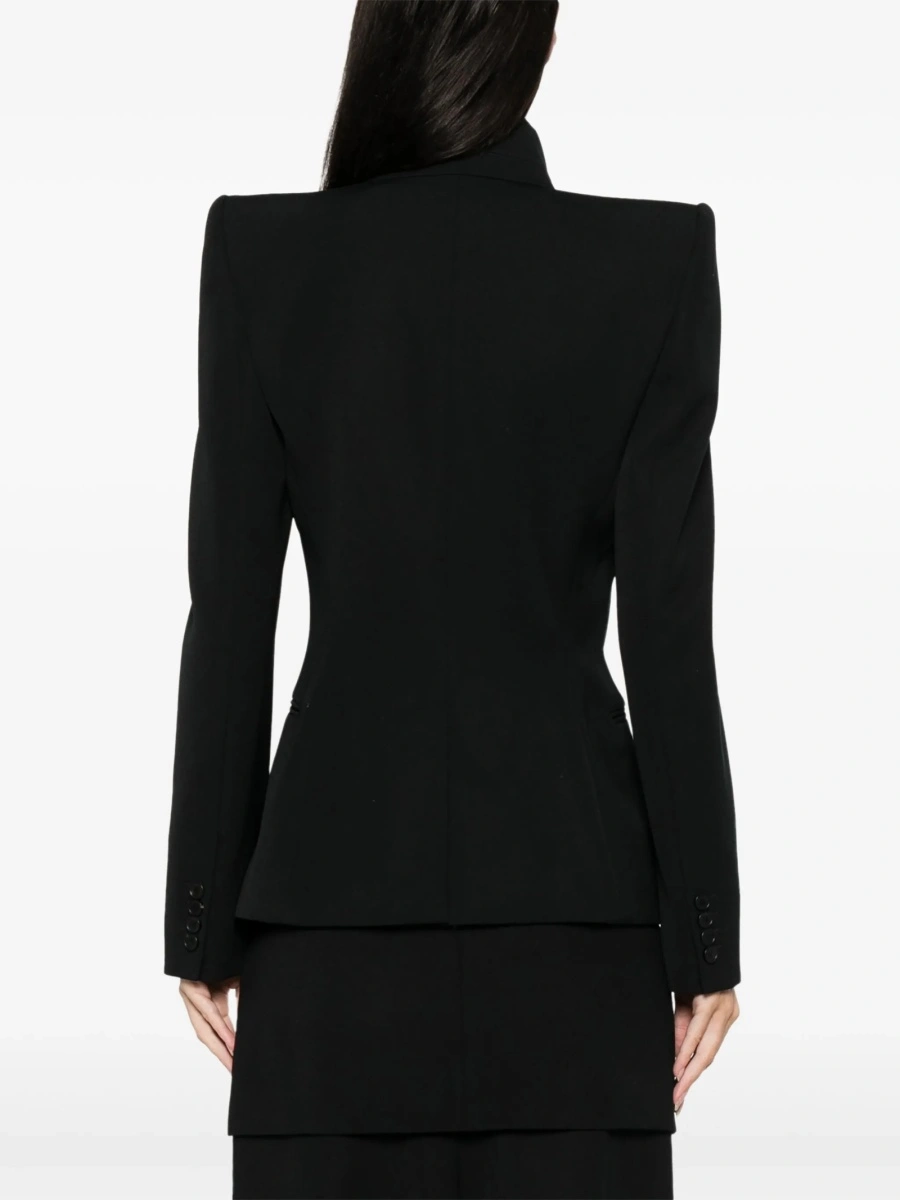 Sacou Alexander McQueen negru din lana - Img 4